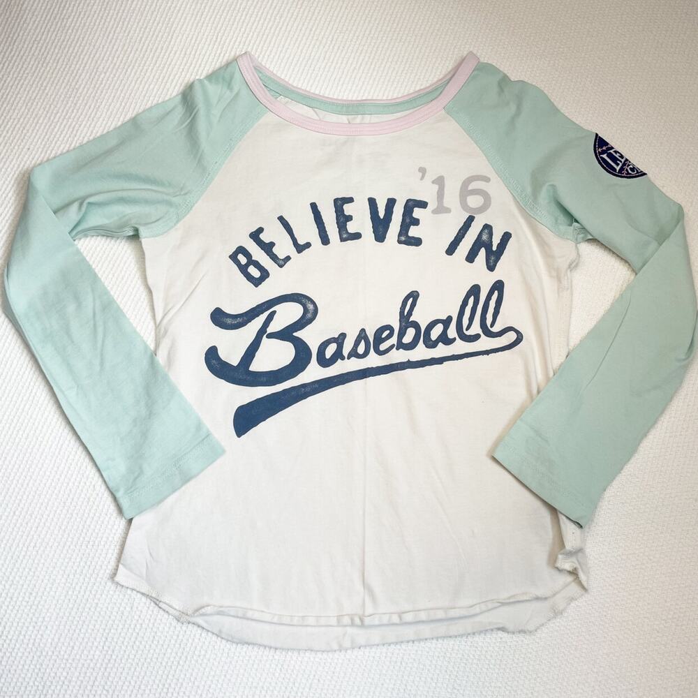 Peek Believe In Baseball Raglan